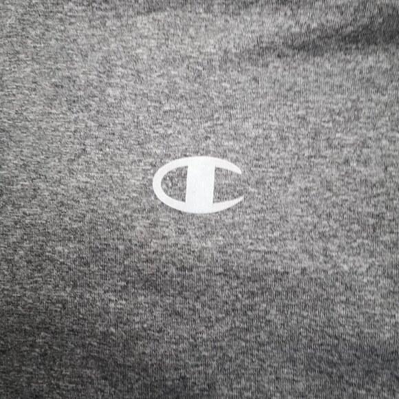 Champion Duofold Warm Ctrl Ladies Size Medium Grey Fleece Lined Mock Neck Top - Picture 4 of 10